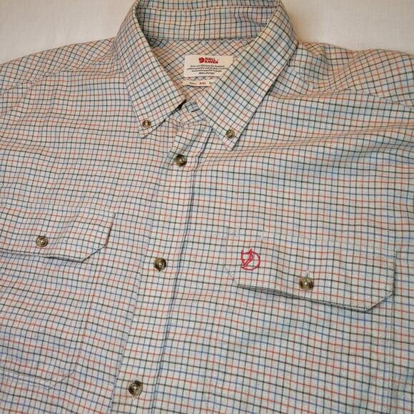 Fjallraven Other - Fjall Raven Mens Plaid Button Down Shirt 2XL XX Large Forest Flannel